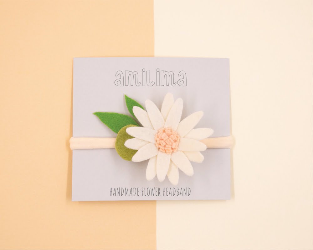 Μικρές Στέκες Μαλλιών - Λουλούδια - Μέντα, Μαργαρίτα