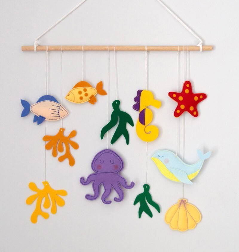 Κρεμαστό Τοίχου - Βυθός | Διακόσμηση για Παιδικό Δωμάτιο