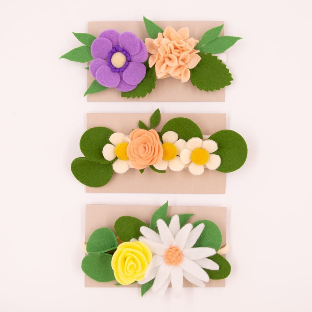 Μεγάλες Στέκες Μαλλιών - Λουλούδια