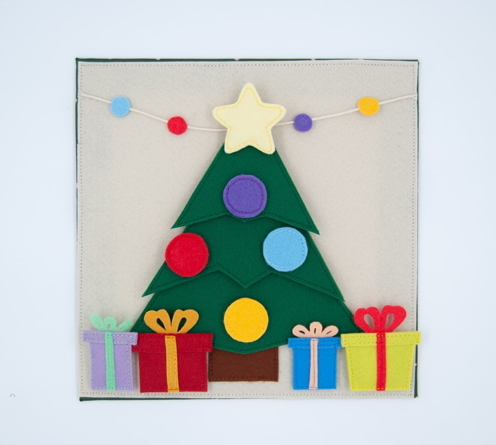 Εκπαιδευτική Καρτέλα - Χριστουγεννιάτικο Δέντρο με Δώρα