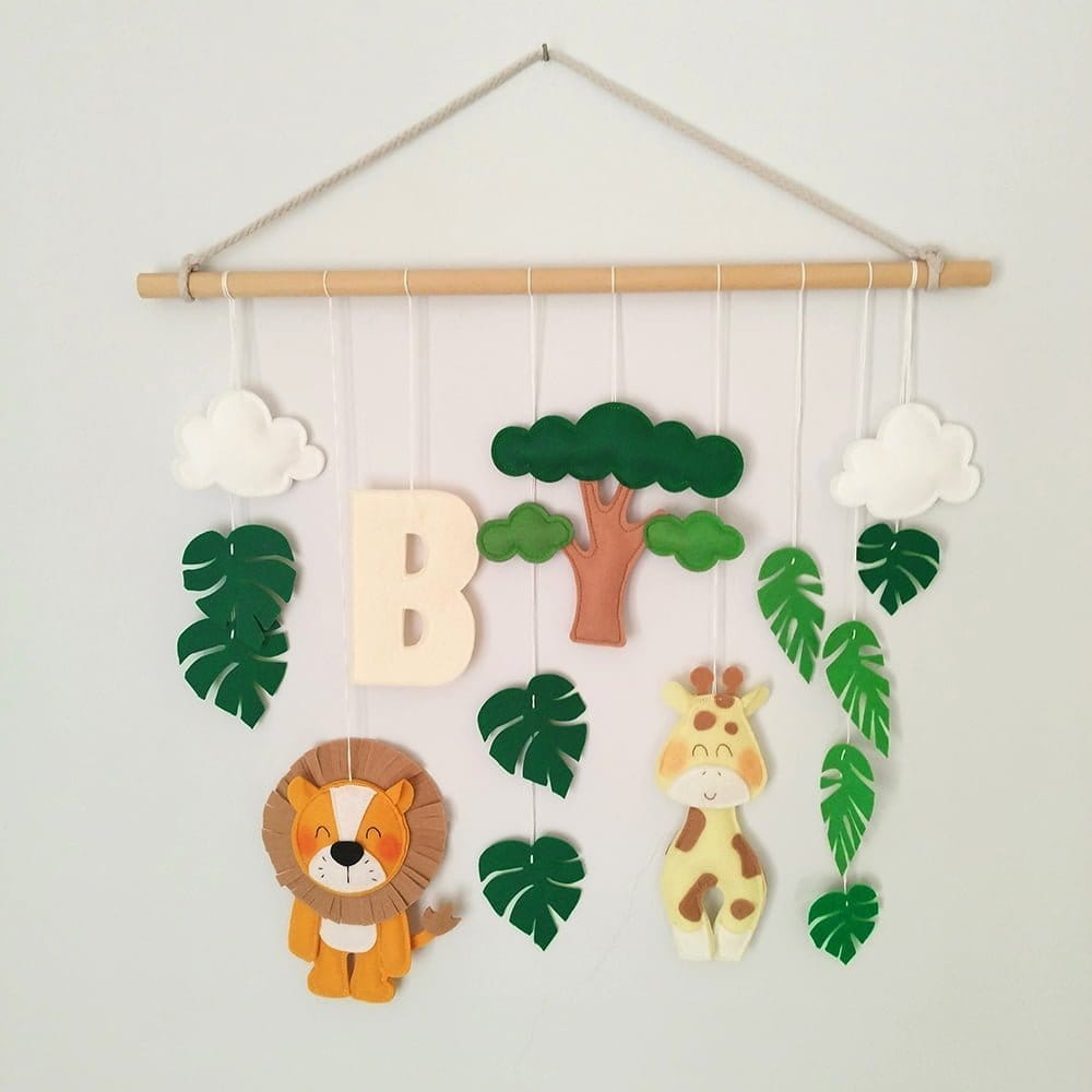 Σαφάρι με 2 Ζώα – Διακόσμηση για Παιδικό Δωμάτιο